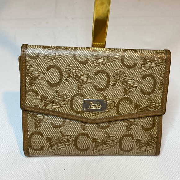 Celine PVC Brown Signature Wallet - Picture 2 of 10